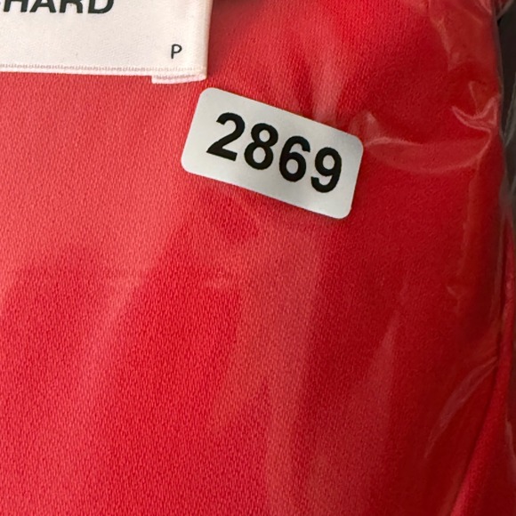 Amanda Uprichard Maxi Dress Ruffle Sleeve Wrap Red Dress Party Cocktail Size P - Picture 10 of 10